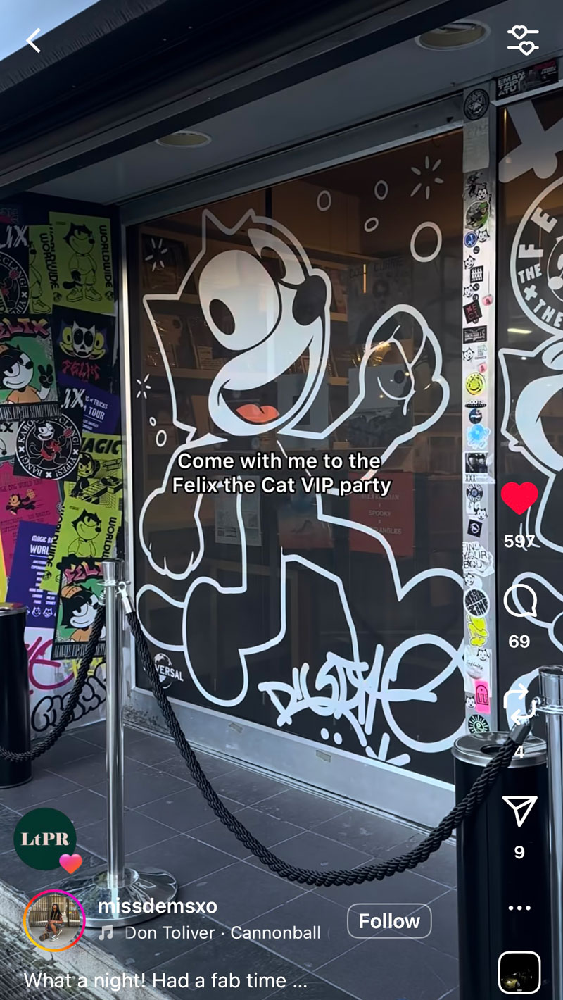 Felix the Cat is back